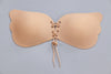 BWXB071BK Microfiber Tie Up Bra - Black